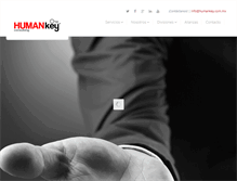 Tablet Screenshot of humankey.com.mx